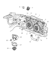 Diagram for 2005 Dodge Grand Caravan Cooling Fan Assembly - 4677695AA