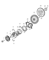 Diagram for 2015 Chrysler Town & Country Crankshaft Seal - 68223854AA