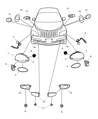 Diagram for 2002 Chrysler PT Cruiser Fog Light - 5288796AC