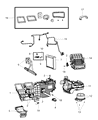 Diagram for 2012 Ram 1500 Blower Motor Resistor - 68048901AA