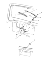Diagram for 1998 Jeep Cherokee Windshield Wiper - 55154919AB
