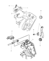 Diagram for 2000 Dodge Stratus Clutch Cable - 4593333