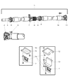 Diagram for Dodge Ram 3500 Driveshaft Yokes - 5102159AA