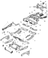 Diagram for Chrysler 300 Axle Beam - 68030677AC
