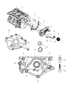 Diagram for Chrysler 300 Oil Pump - 4663844AF