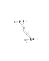 Diagram for Mopar Track Bar - 68394087AA