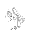 Diagram for Jeep Renegade Crankshaft Timing Gear - 68285341AA