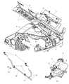 Diagram for 1997 Jeep Wrangler Windshield Washer Nozzle - 55154938