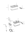 Diagram for Mopar Car Batteries - BBAUX101AB