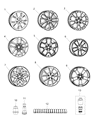 Diagram for 2021 Jeep Grand Cherokee Spare Wheel - 5XK97MALAA