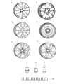 Diagram for 2020 Dodge Journey Spare Wheel - 5LN634X8AC
