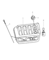 Diagram for 2008 Jeep Compass Engine Cover - 4891689AB