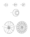 Diagram for Jeep Cherokee Wheel Cover - 82212508