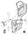 Diagram for Jeep Window Motor - 68004818AB