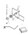 Diagram for Jeep Wrangler Antenna Cable - 56038661AB