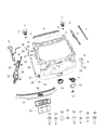 Diagram for Chrysler Pacifica License Plate - 68266955AA