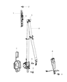 Diagram for 2019 Dodge Durango Seat Belt - 6JW83DX9AC