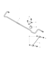 Diagram for 2016 Dodge Challenger Sway Bar Kit - 68184227AA