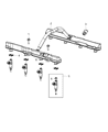 Diagram for 2019 Dodge Charger Fuel Rail - 53013888AD