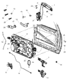 Diagram for 2015 Ram 3500 Door Handle - 1UJ831AUAF