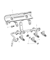 Diagram for Chrysler Fuel Injector Seal - 5103377AA