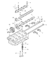 Diagram for Jeep Compass Camshaft Bearing - 68001139AA