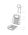 Diagram for 2013 Dodge Charger Seat Cover - 1YE00DX9AA