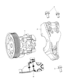Diagram for 2013 Chrysler 200 Power Steering Pump - R8081999AC