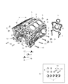 Diagram for Chrysler Voyager Drain Plug Washer - 6107256AA