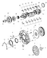 Diagram for 2016 Ram 4500 Crankshaft Thrust Washer Set - 68038084AA