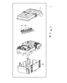 Diagram for 2020 Jeep Gladiator Relay Block - 68359122AA