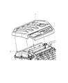 Diagram for 2012 Dodge Journey Engine Cover - 4627272AA