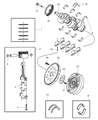 Diagram for Chrysler Voyager Torque Converter - 5093926AA