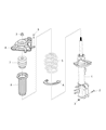 Diagram for Jeep Renegade Shock Absorber - 68479142AA