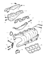 Diagram for Dodge Stratus Exhaust Manifold Gasket - 4667492