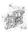 Diagram for Dodge W250 Transmission Oil Cooler Hose - 4026139