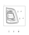 Diagram for 2020 Ram 1500 Tail Light - 55112992AD