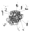 Diagram for Dodge Dakota Camshaft Position Sensor - 5149054AA