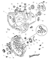 Diagram for Chrysler PT Cruiser Drain Plug - 4797323