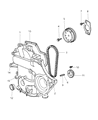 Diagram for Jeep Wrangler Crankshaft Timing Gear - 4648921AA