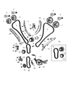 Diagram for 2018 Ram ProMaster 1500 Timing Chain Tensioner - 5047792AA