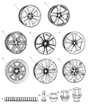 Diagram for 2012 Dodge Challenger Spare Wheel - 5181849AC