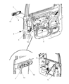 Diagram for Jeep Grand Cherokee Door Latch Cable - 55396906AC