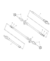 Diagram for 2011 Jeep Wrangler Universal Joint - 68145053AA