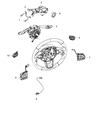 Diagram for Jeep Renegade Ignition Switch - 68255298AA