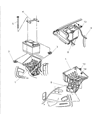 Diagram for Dodge Ram 1500 Battery Tray - 55275126AD