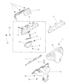 Diagram for 1997 Dodge Stratus Exhaust Heat Shield - MD323780
