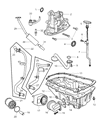 Diagram for Chrysler Oil Pump - 4884390AB