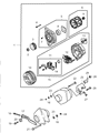 Diagram for Mopar Alternator Pulley - MD619238