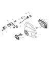 Diagram for 2008 Chrysler Crossfire Ignition Lock Cylinder - 5101710AA